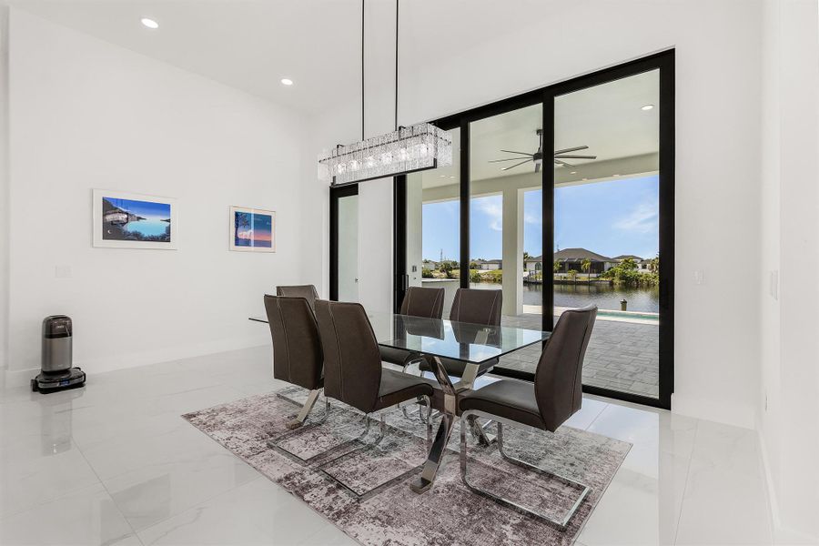 Furnished interior view inside a new home in , Cape Coral (Image 5). Furnished interior view inside a new home in , Cape Coral (Image 5).