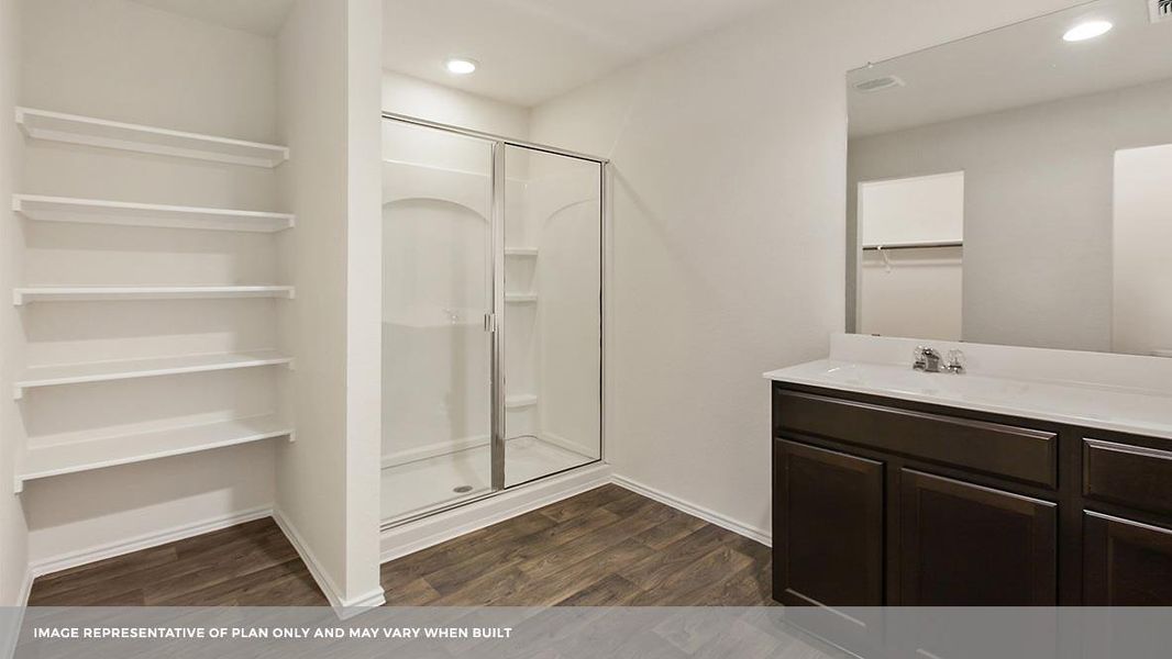 Furnished interior view inside a new home in Carillon, Manor (Image 5).