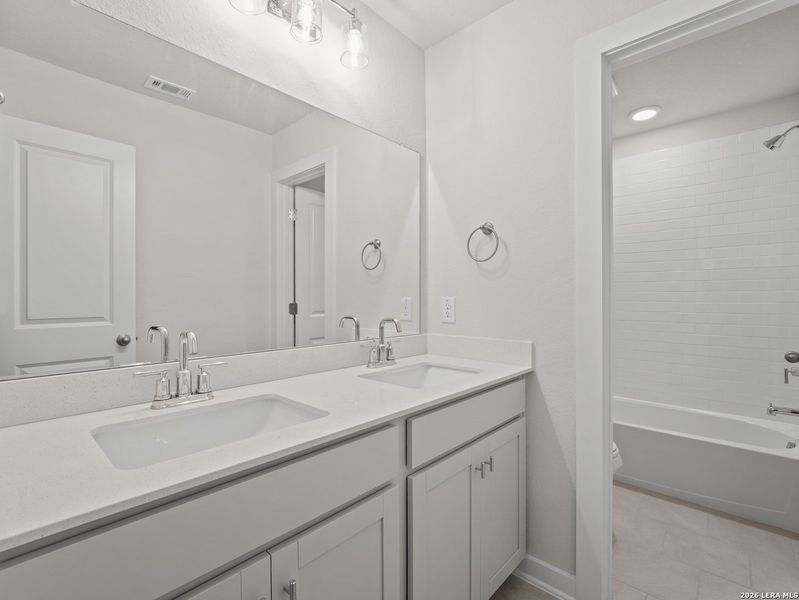 Furnished interior view inside a new home in Morgan Meadows, San Antonio (Image 5).