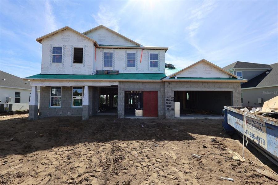 In-progress construction of a new home in Wolf Lake Ranch, Apopka, FL (Image 15).