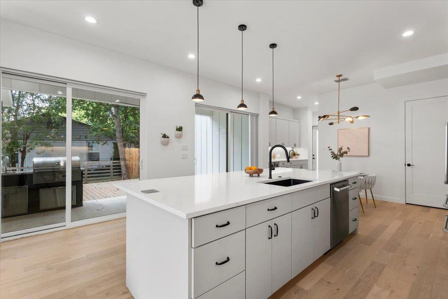 Furnished interior view inside a new home in , Austin (Image 8). Furnished interior view inside a new home in , Austin (Image 8).