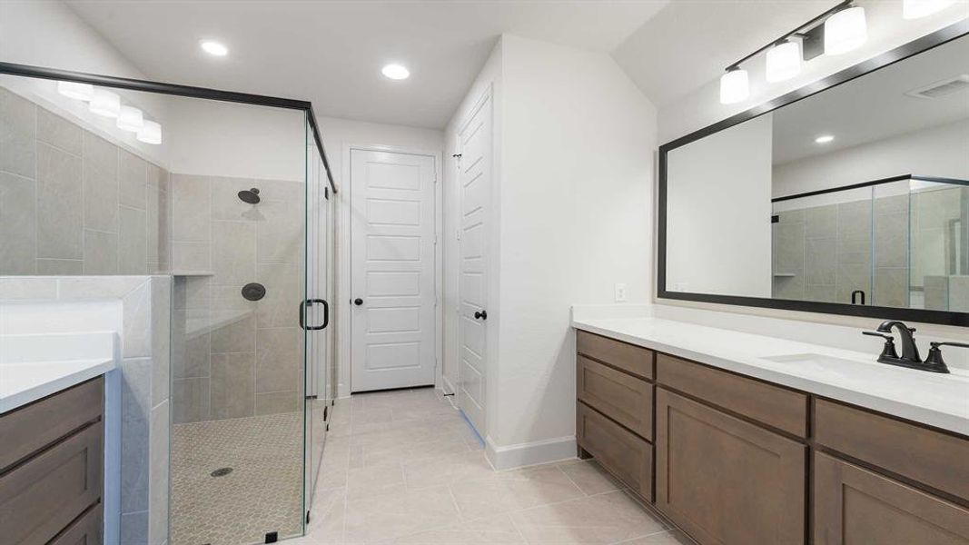 Furnished interior view inside a new home in The Heights At Uptown Celina 45', Celina (Image 10). Furnished interior view inside a new home in The Heights At Uptown Celina 45', Celina (Image 10).