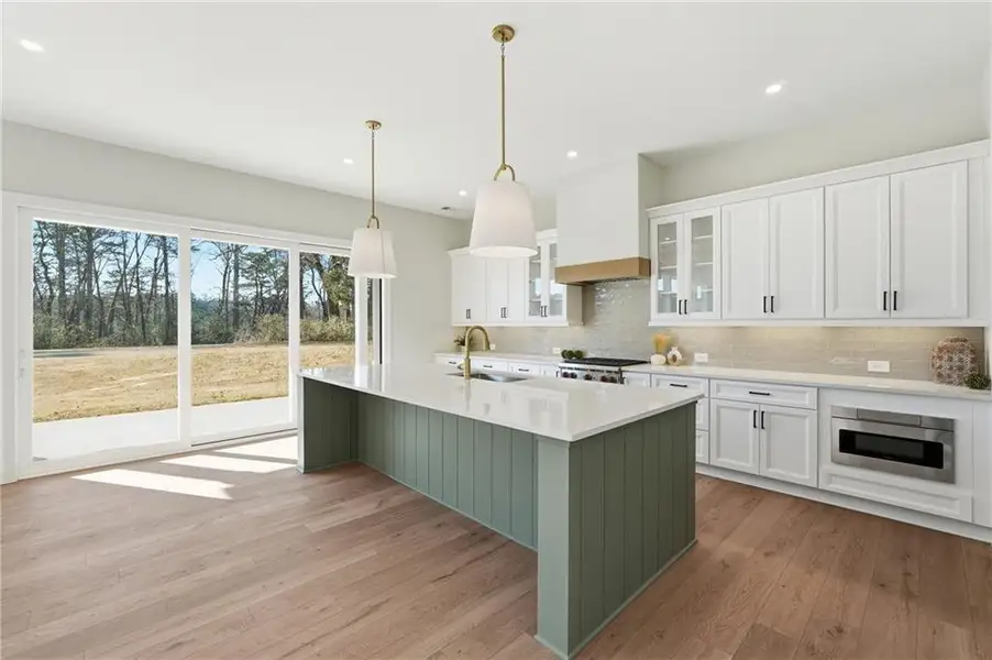 Furnished interior view inside a new home in , Canton (Image 8).