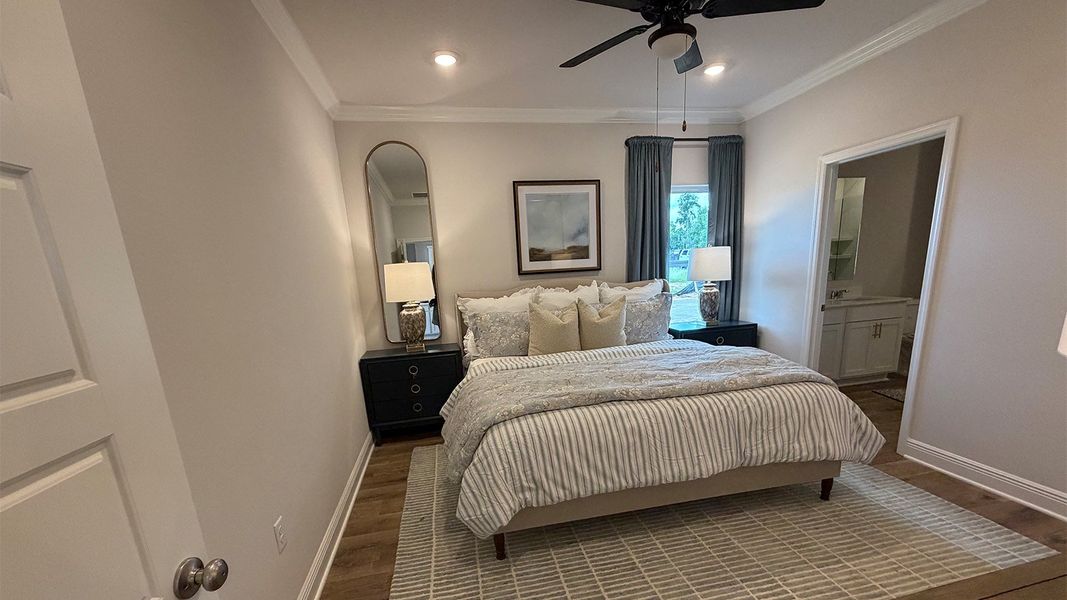 Furnished interior view inside a new home in Fallschase, Tallahassee (Image 10).
