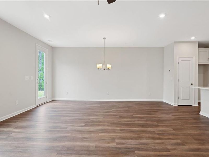 Spacious, unfurnished interior of a new home in The Village at Shallowford, Kennesaw (Image 18).