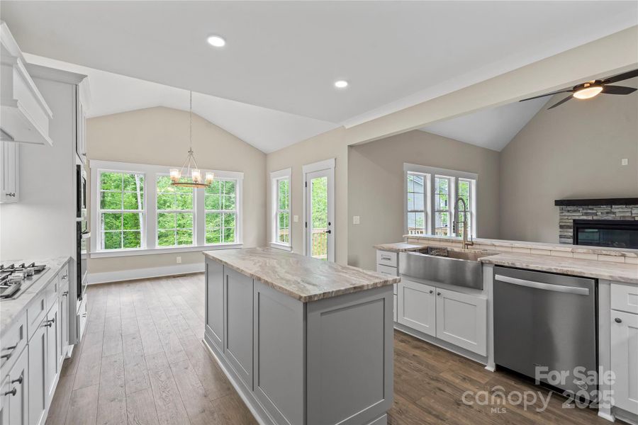 Leather finished countertop Leather finished countertop