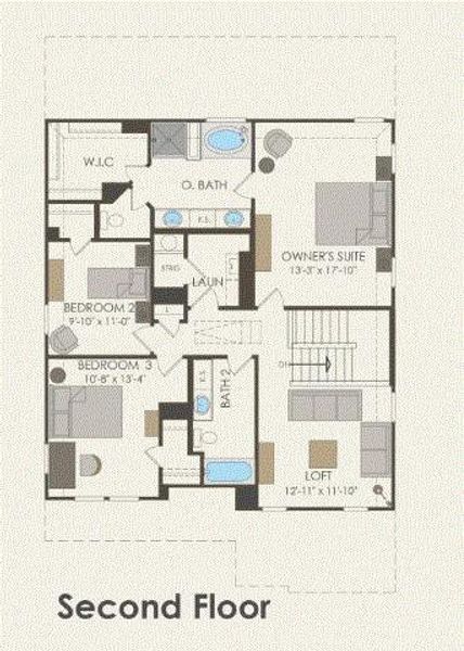 Pulte Homes, Lochridge floor plan