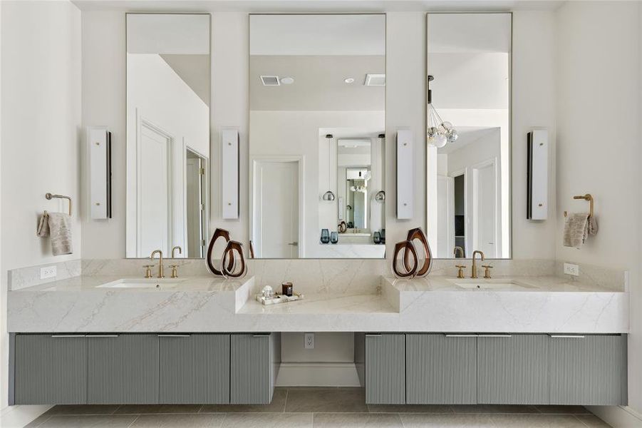 Furnished interior view inside a new home in , Fort Worth (Image 26).