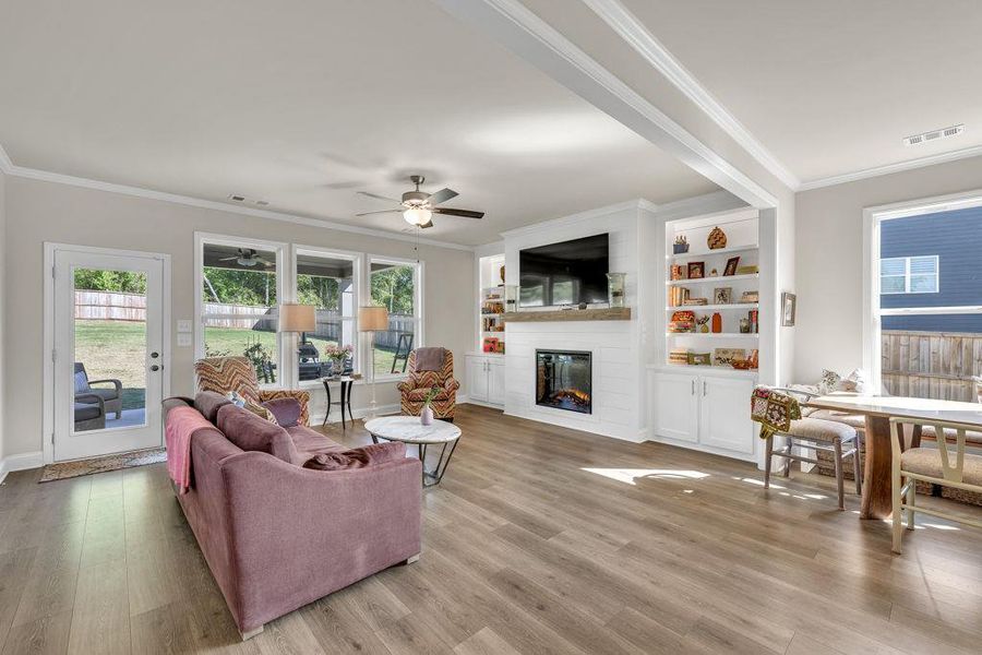 Furnished interior view inside a new home in , Winder (Image 29).