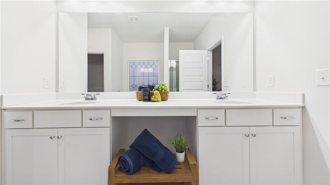 Furnished interior view inside a new home in , Cartersville (Image 36).