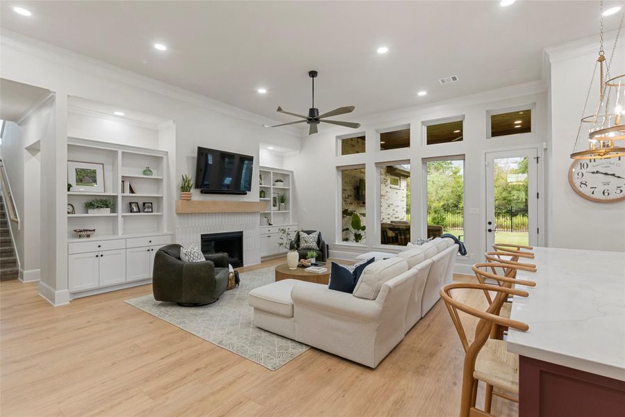 Furnished interior view inside a new home in , Bryan (Image 15). Furnished interior view inside a new home in , Bryan (Image 15).