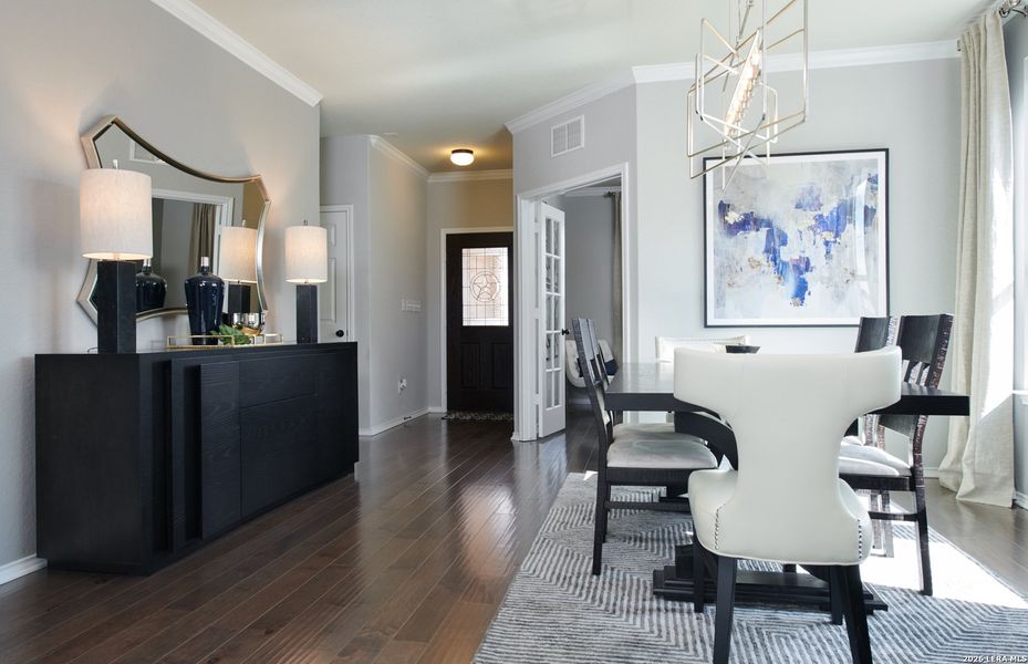 Furnished interior view inside a new home in Davis Ranch, San Antonio (Image 8).