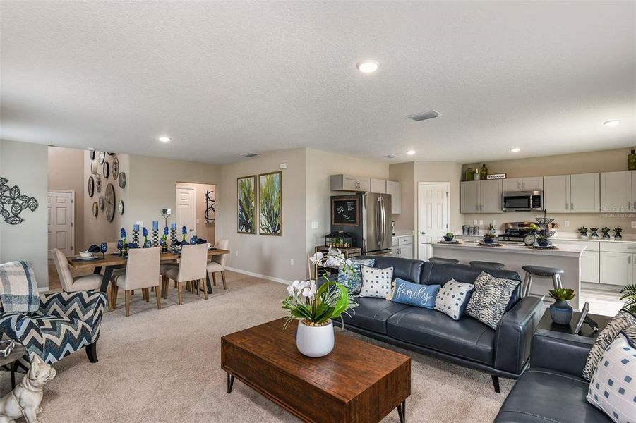 Furnished interior view inside a new home in Pasadena Ridge, Zephyrhills (Image 5).