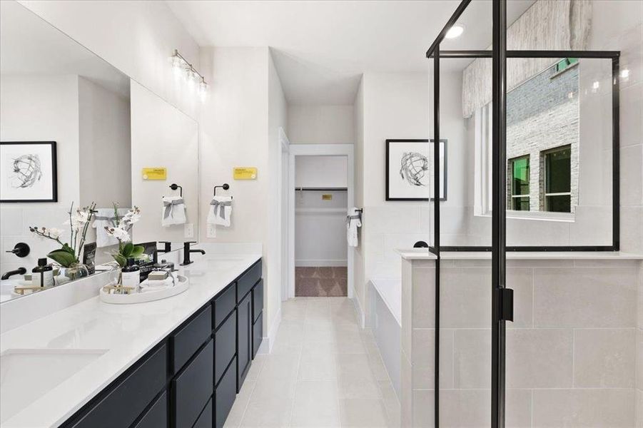 Furnished interior view inside a new home in , Providence Village (Image 11).