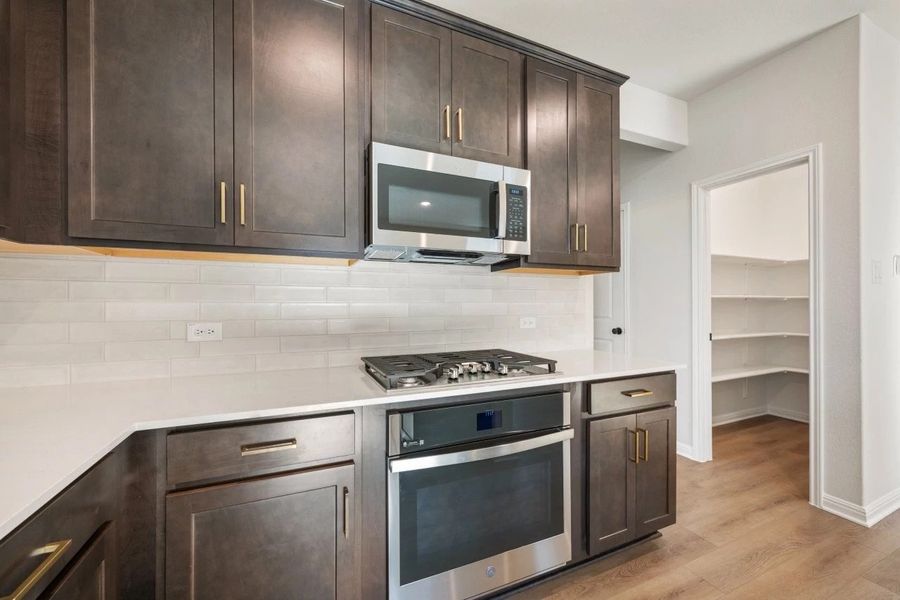 Furnished interior view inside a new home in Patterson Ranch, Georgetown (Image 9).