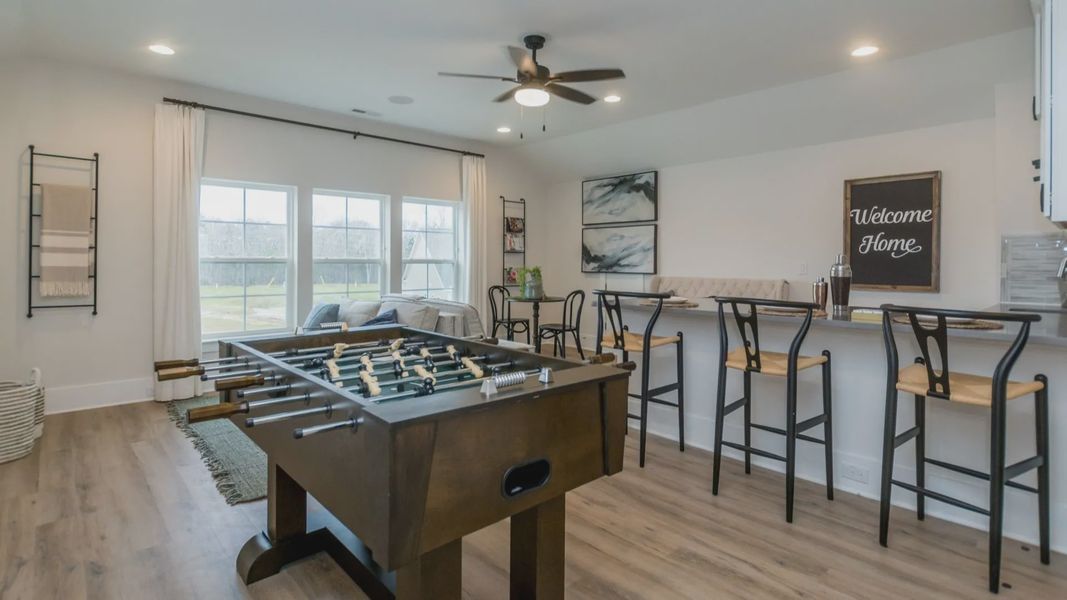 Furnished interior view inside a new home in Brook Run Single Family Homes, Fort Mill (Image 11). Furnished interior view inside a new home in Brook Run Single Family Homes, Fort Mill (Image 11).