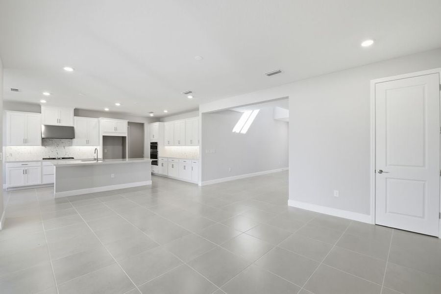 Representative unfurnished interior of a home built from the Cumberland by Taylor Morrison in Harvest at Ovation, Winter Garden (Image 46).