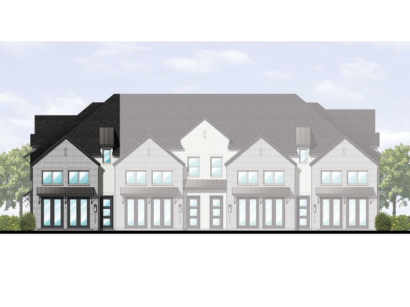 Representative Elevation - some options shown Representative Elevation - some options shown
