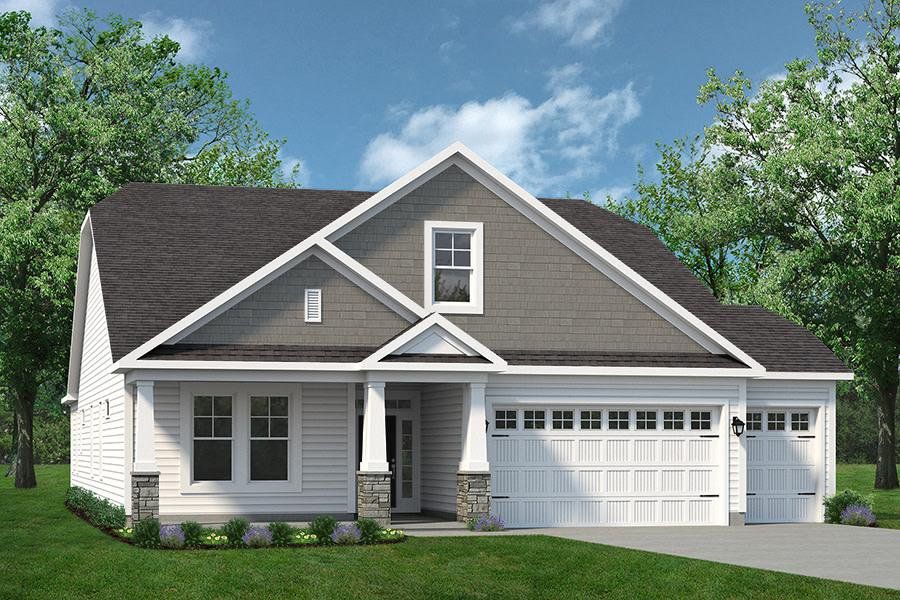 Representative exterior photo of a completed home built from the The Sand Dollar by Chesapeake Homes in Coastal Club of the Carolinas, Calabash, NC (Image 19).