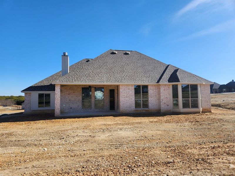 View of rear view of property