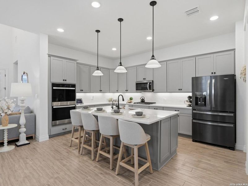 Furnished interior view inside a new home in Corley Farms, Boerne (Image 8).