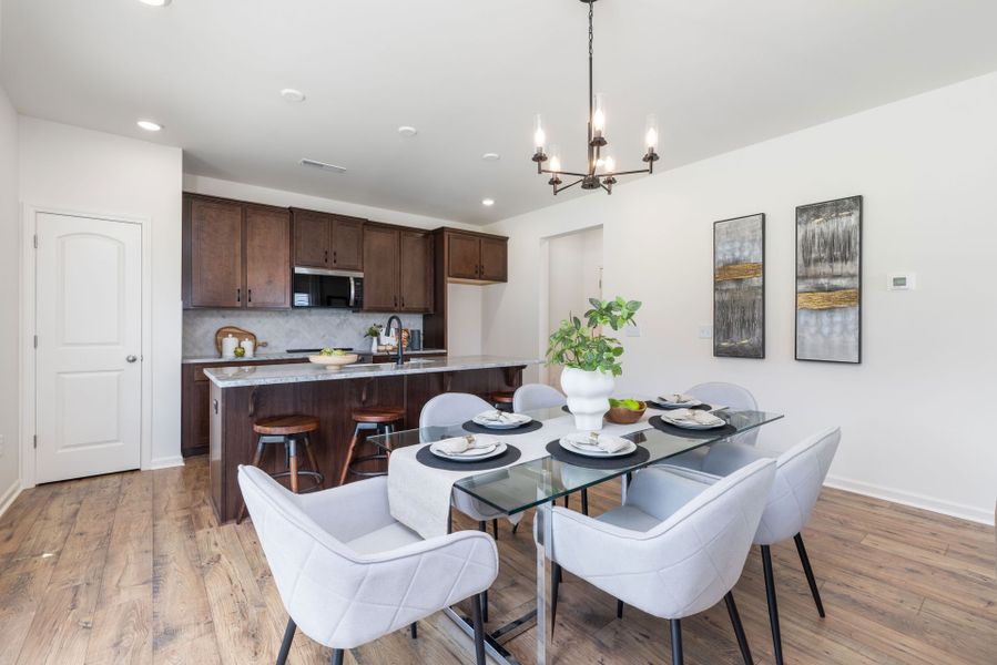 Furnished interior view inside a new home in Tanglewood East, Angier (Image 7). Furnished interior view inside a new home in Tanglewood East, Angier (Image 7).