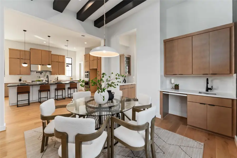 Furnished interior view inside a new home in , Houston (Image 7).