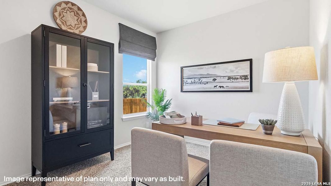 Furnished interior view inside a new home in Riverstone at Westpointe, San Antonio (Image 31).