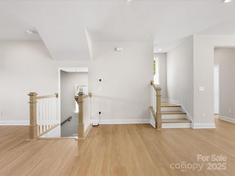 Open Rail Allows Natural Flow of Light Through the Space