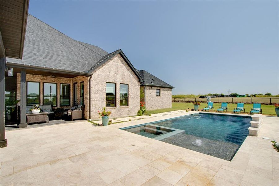 Front exterior of a new home in , Krum, TX, highlighting curb appeal (Image 19). Front exterior of a new home in , Krum, TX, highlighting curb appeal (Image 19).