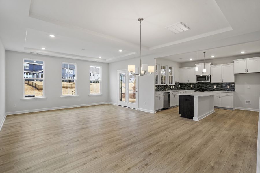 Spacious, unfurnished interior of a new home in Sweetbrier, Durham (Image 29).