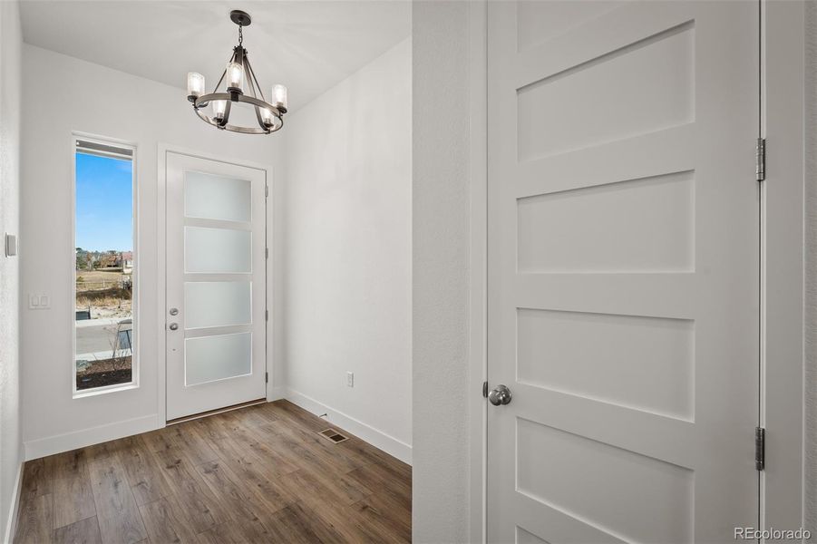 Spacious, unfurnished interior of a new home in Cloverleaf - Pinnacle Collection, Monument (Image 21).