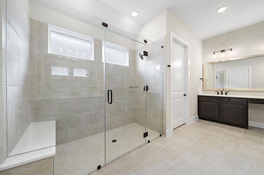 Representative furnished interior of a home built from the Sweet Clover by Caldwell Homes in The Highlands, Porter (Image 6). Representative furnished interior of a home built from the Sweet Clover by Caldwell Homes in The Highlands, Porter (Image 6).