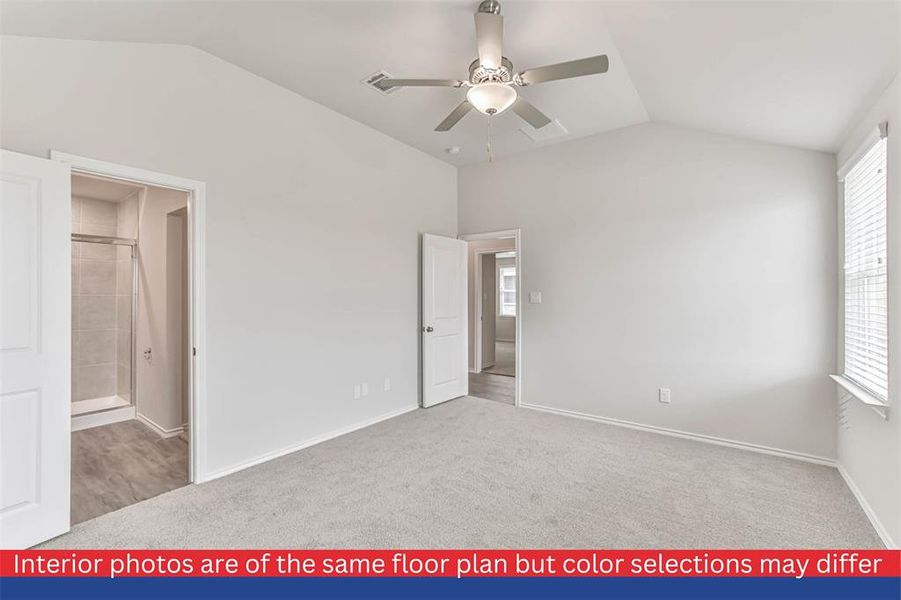 This cozy room offers a tranquil haven where you can relax, unwind, and recharge. The soft color palette, plush carpeting, and generous natural light make this space a true oasis.