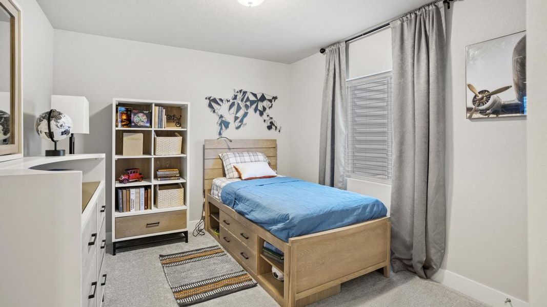 Representative furnished interior of a home built from the Elm by View Homes in Aspen Ranch, Fountain (Image 28).