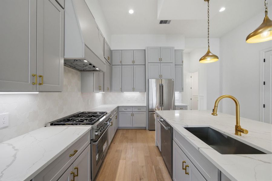 Furnished interior view inside a new home in , Houston (Image 10).