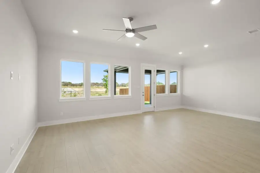 Representative unfurnished interior of a home built from the Liberty by Rockwell Homes in Wildflower Ranch, Justin (Image 18).
