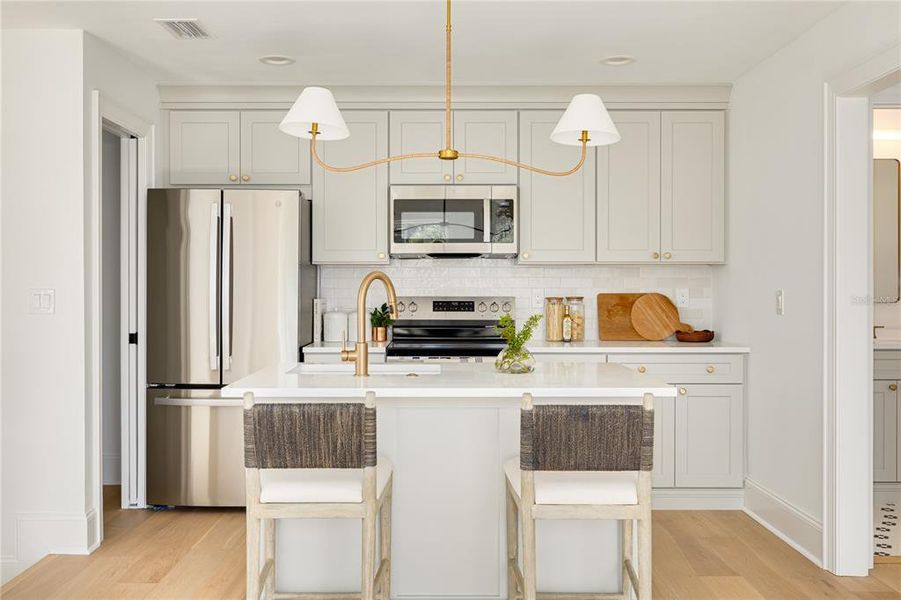 Furnished interior view inside a new home in , St. Petersburg (Image 31).