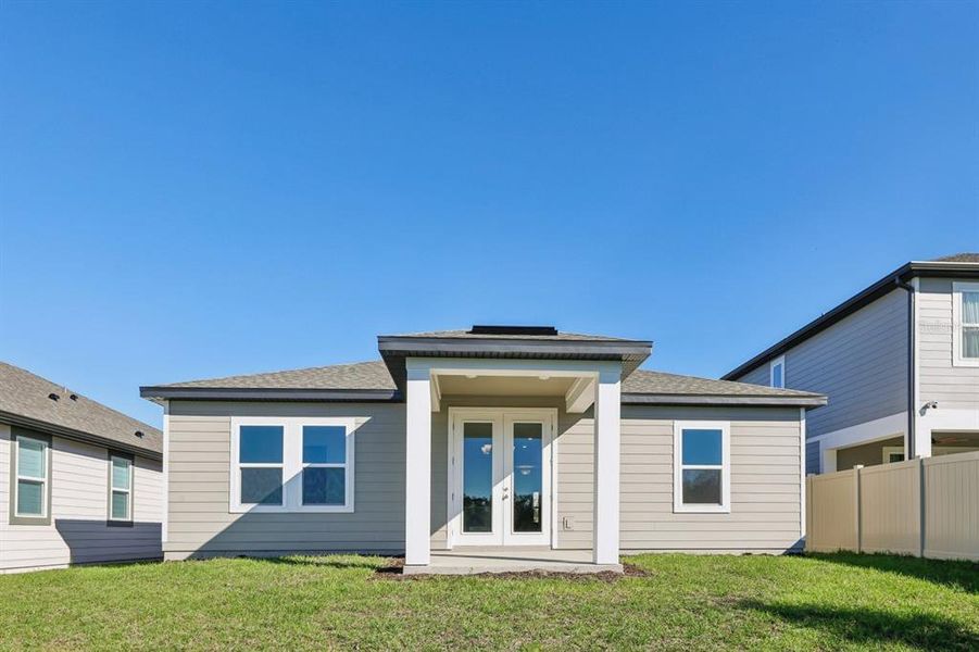 Exterior details and patio area of a home in Ellington Traditional, St. Cloud (Image 16). Exterior details and patio area of a home in Ellington Traditional, St. Cloud (Image 16).