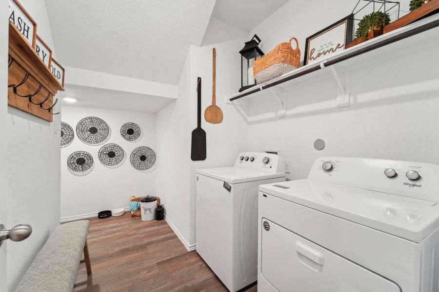 Furnished interior view inside a new home in Mill Creek, Magnolia (Image 32). Furnished interior view inside a new home in Mill Creek, Magnolia (Image 32).