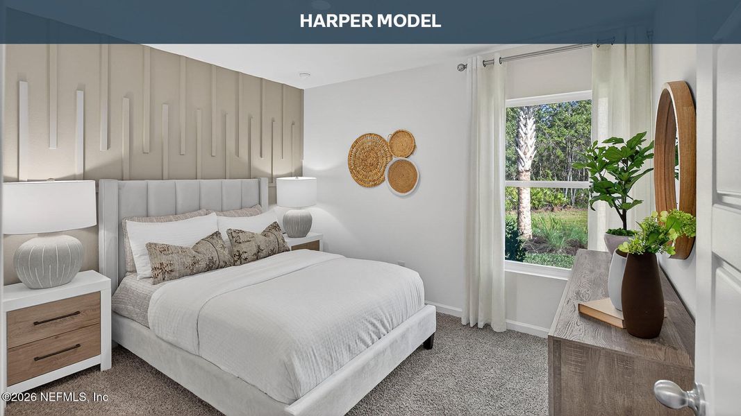 Furnished interior view inside a new home in Grand Reserve, Bunnell (Image 9). Furnished interior view inside a new home in Grand Reserve, Bunnell (Image 9).