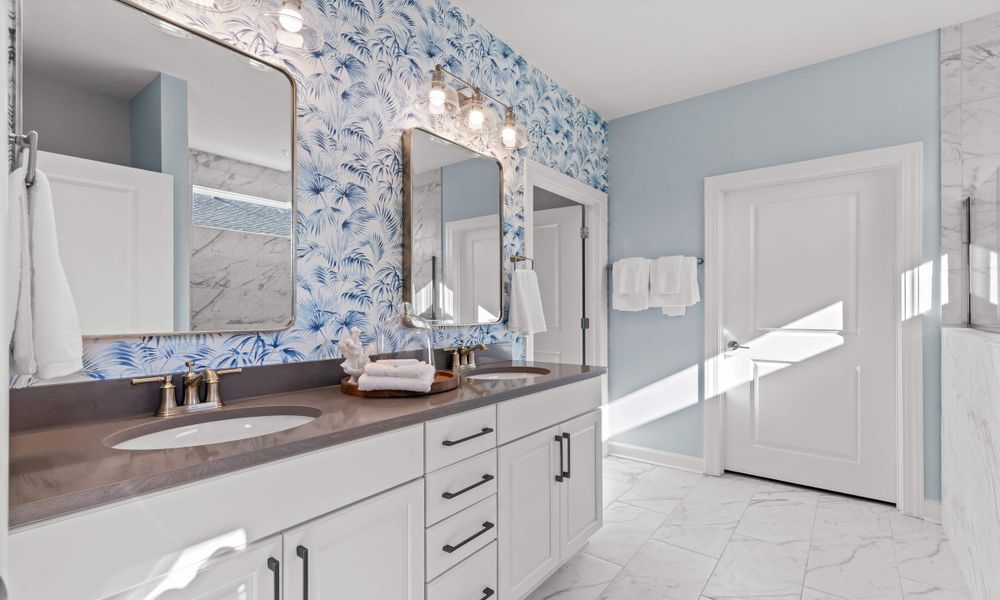 Representative furnished interior of a home built from the The Longboard by Chesapeake Homes in Bridgewater - Shorehaven Village, Little River (Image 20).