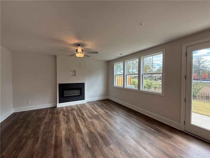 Spacious, unfurnished interior of a new home in , Marietta (Image 44).