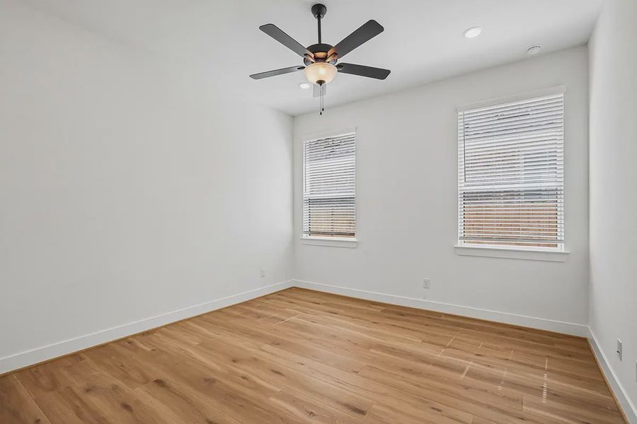 Representative unfurnished interior of a home built from the Lynnbrook by Chesmar Homes in Wood Leaf Reserve, Tomball (Image 19). Representative unfurnished interior of a home built from the Lynnbrook by Chesmar Homes in Wood Leaf Reserve, Tomball (Image 19).