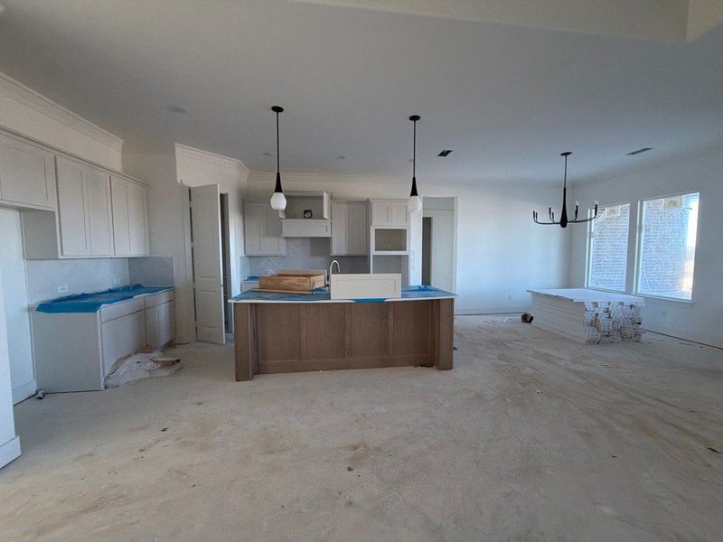 In-progress construction of a new home in Grayson Ridge, Van Alstyne, TX (Image 5).