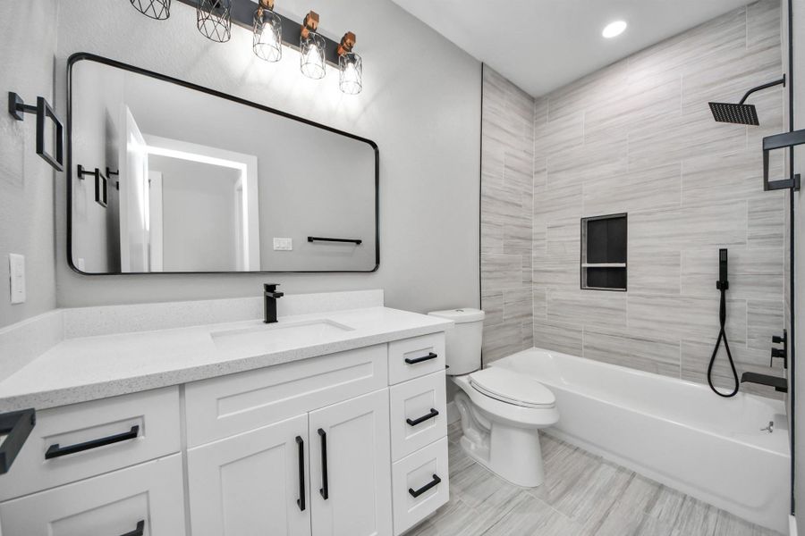 Secondary bathroom