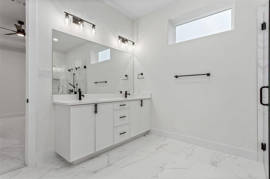 Furnished interior view inside a new home in , Dallas (Image 17).