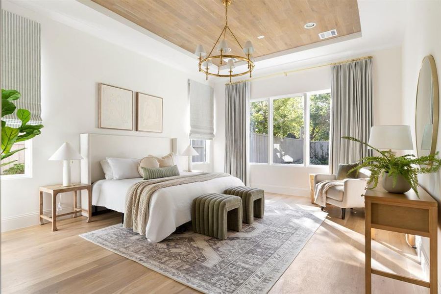 Furnished interior view inside a new home in , Dallas (Image 14).