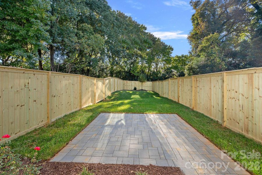 Exterior details and patio area of a home in , Charlotte (Image 3). Exterior details and patio area of a home in , Charlotte (Image 3).