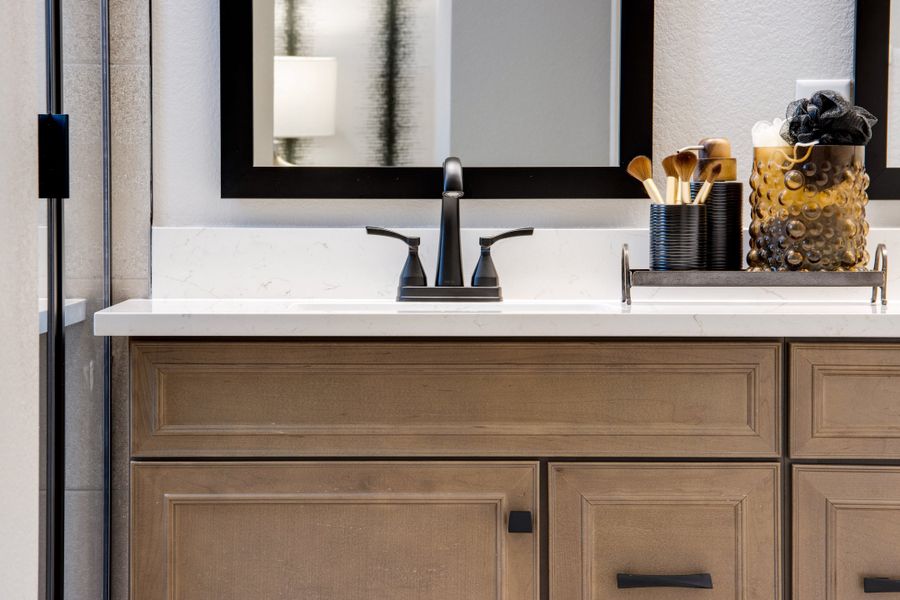 Close-up of interior finishes inside a home in Candelas Townhomes, Arvada (Image 37). Close-up of interior finishes inside a home in Candelas Townhomes, Arvada (Image 37).